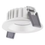 Opakowanie 4x Ledvance LED Spot Air Fix Aluminium Valkoinen 6W 510lm 36D - 930 Ciepła Biel | Aukko 68mm - IP65 - Najlepsze renderowanie kolorów - Ściemnianie