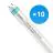 Opakowanie 10x Philips Rura LED T8 MASTER Value (UN) Ultra Output 23W 3700lm - 840 Zimna Biel | 150cm - Zamienne 58W