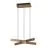 Eglo Connect.Z Smart Lampa Wisząca Folcino-Z Stal Bronze, Czarny 36W 3720lm - 827-865 Przestrajalny Valkoinen + RGB | Ściemnianie